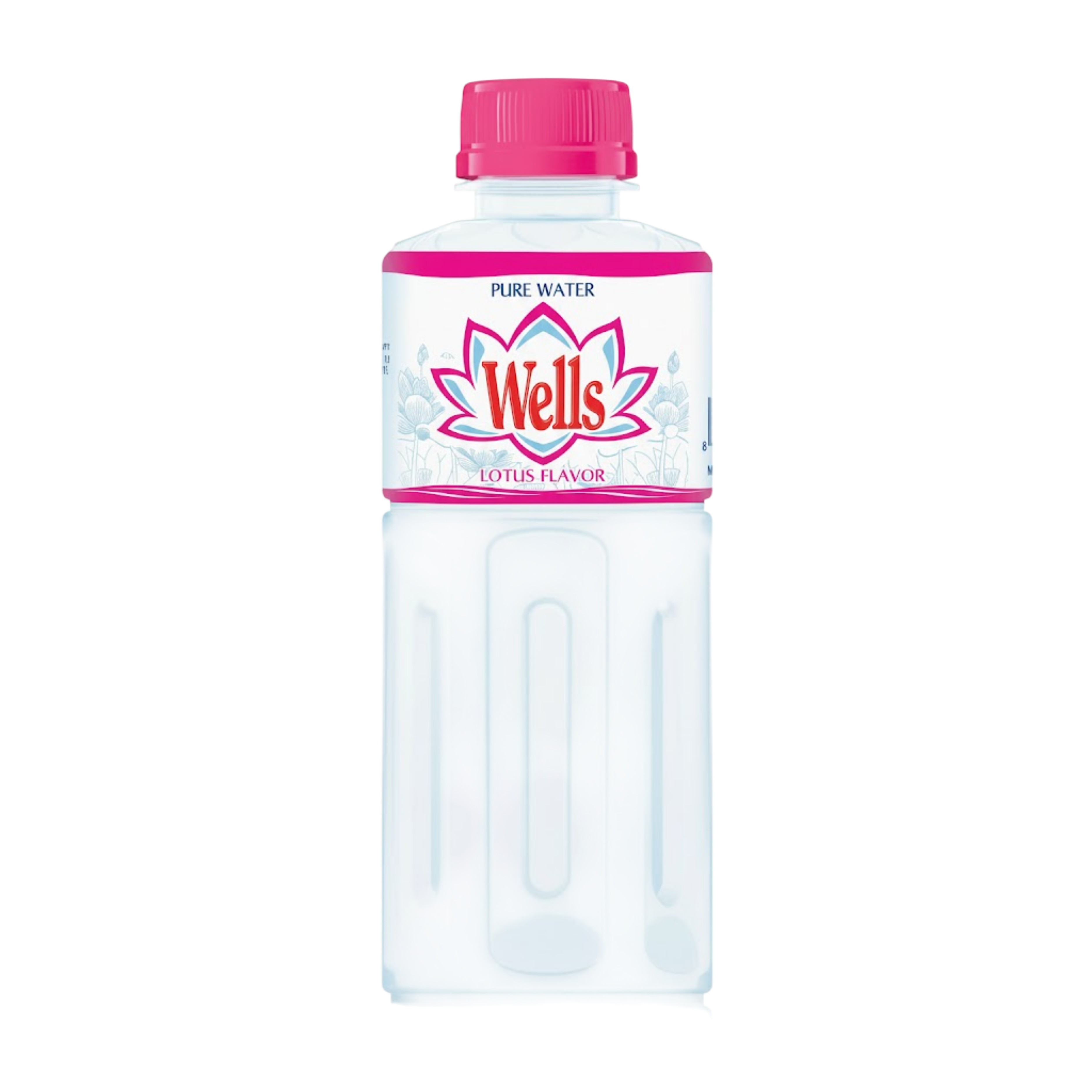 Nước tinh khiết Wells hương hoa sen 350 ml